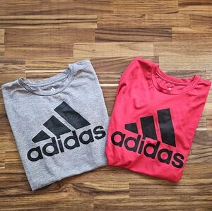 Boys size 8 Adidas shirts